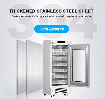 4°C Medical Blood Bank Lab Refrigerator (108L)